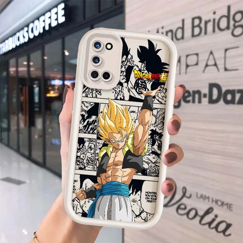 D-Dragon Ball Son Goku Saiyan para OPPO A96 A95 A92 A77 A74 A73 A72 A58 A57 A55 A54 A53 A52 funda de teléfono con escalera ocular - imagen 4