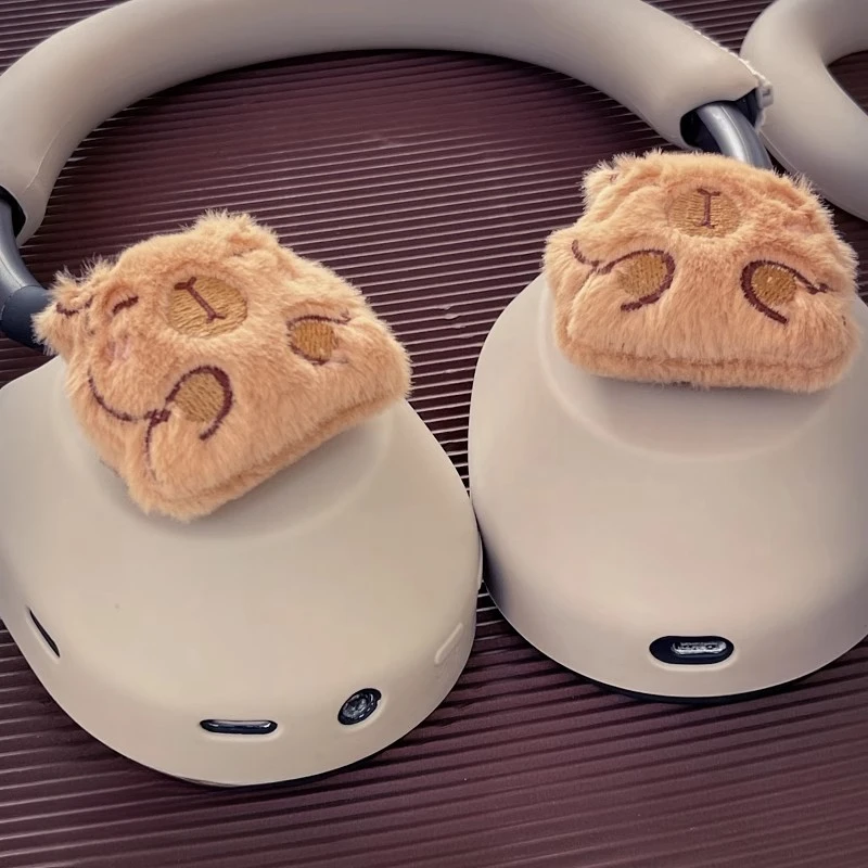 Para Sony WH-1000xm4/xm5 funda para auriculares Capybara personalizada bonita funda para auriculares cubierta de viga de cabeza de silicona orejeras accesorio de decoración - imagen 2
