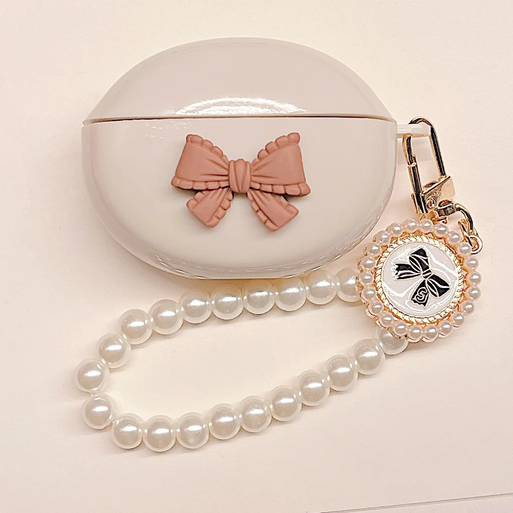 Funda de auriculares de dibujos animados para Huawei Freebuds 5i 6i, funda para auriculares para Huawei Freebuds Pro 3 / Freebuds Pro4 SE2 SE3 con correa - imagen 4