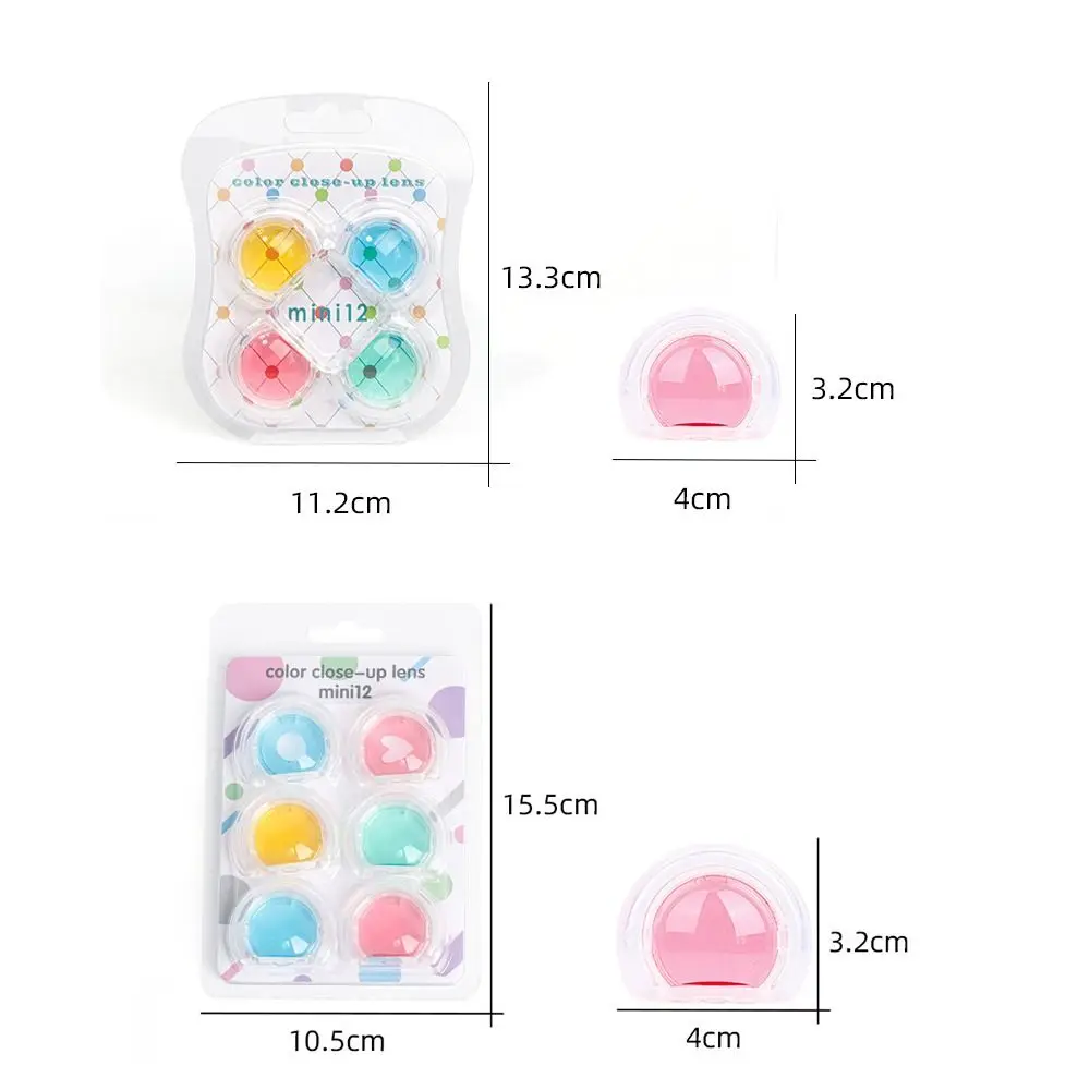 Juego de filtros para cámara instantánea Fujifilm Instax Mini 12, lente de filtro colorida de primer plano, accesorios fotográficos, 4/6 Uds. - imagen 5