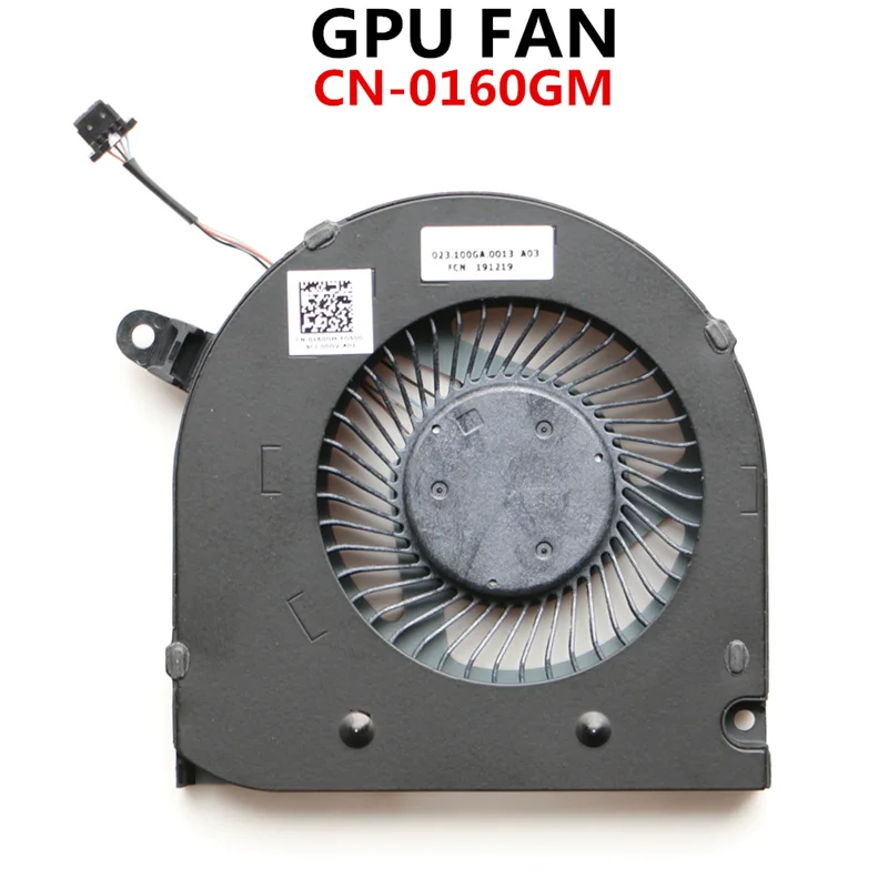 Ventilador de refrigeración GPU para ordenador portátil, dispositivo Original para DELL P89F, G3-3590, G5-5500, 04, NYWG, 0160GM, nuevo - imagen 3