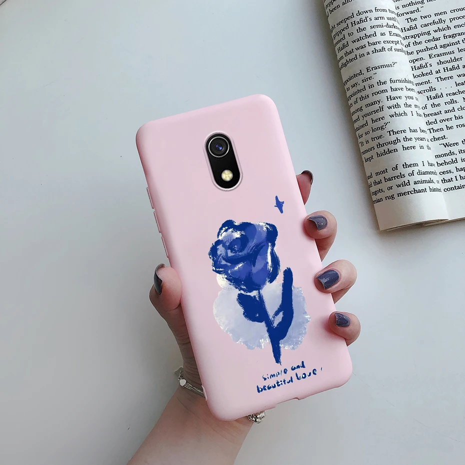 Funda de dibujos animados de flores para Xiaomi Redmi 8A, funda de teléfono de lujo, Fundas suaves delgadas para Xiaomi Redmi 8A 8 A A8, cubierta trasera para Redmi8A Capa - imagen 4