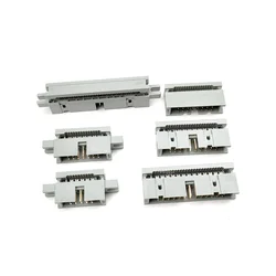 Pack 5 Conectores IDC 2,54mm Macho para Cable Plano 1,27mm