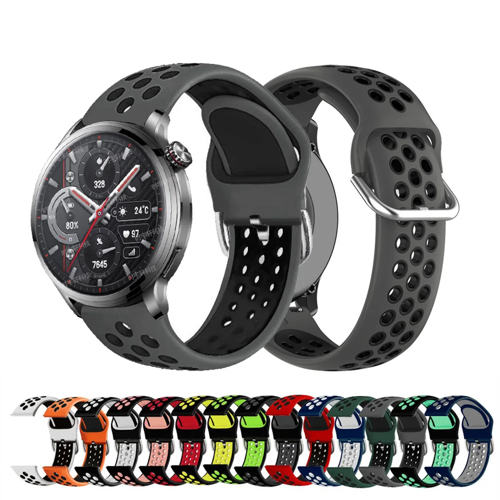 Correa de silicona para reloj inteligente Honor Watch 4 Pro/5, pulsera de 22mm para Honor Magic 2 46mm/GS Pro/GS 3, Correas deportivas