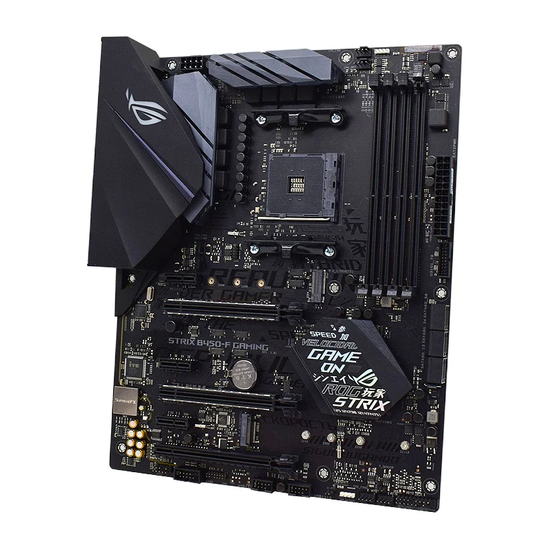Placa base para juegos ASUS STRIX B450-F B450 placa mãe pc AM4 CPU para 7 5800X 5 5500 7 5800X3D 9 3900X ram DDR4 M.2 USB 2,0 ATX - imagen 2