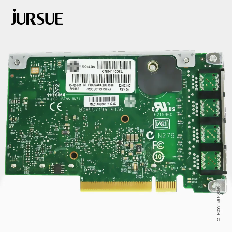 Una CPU de jurse verde con un código de barras