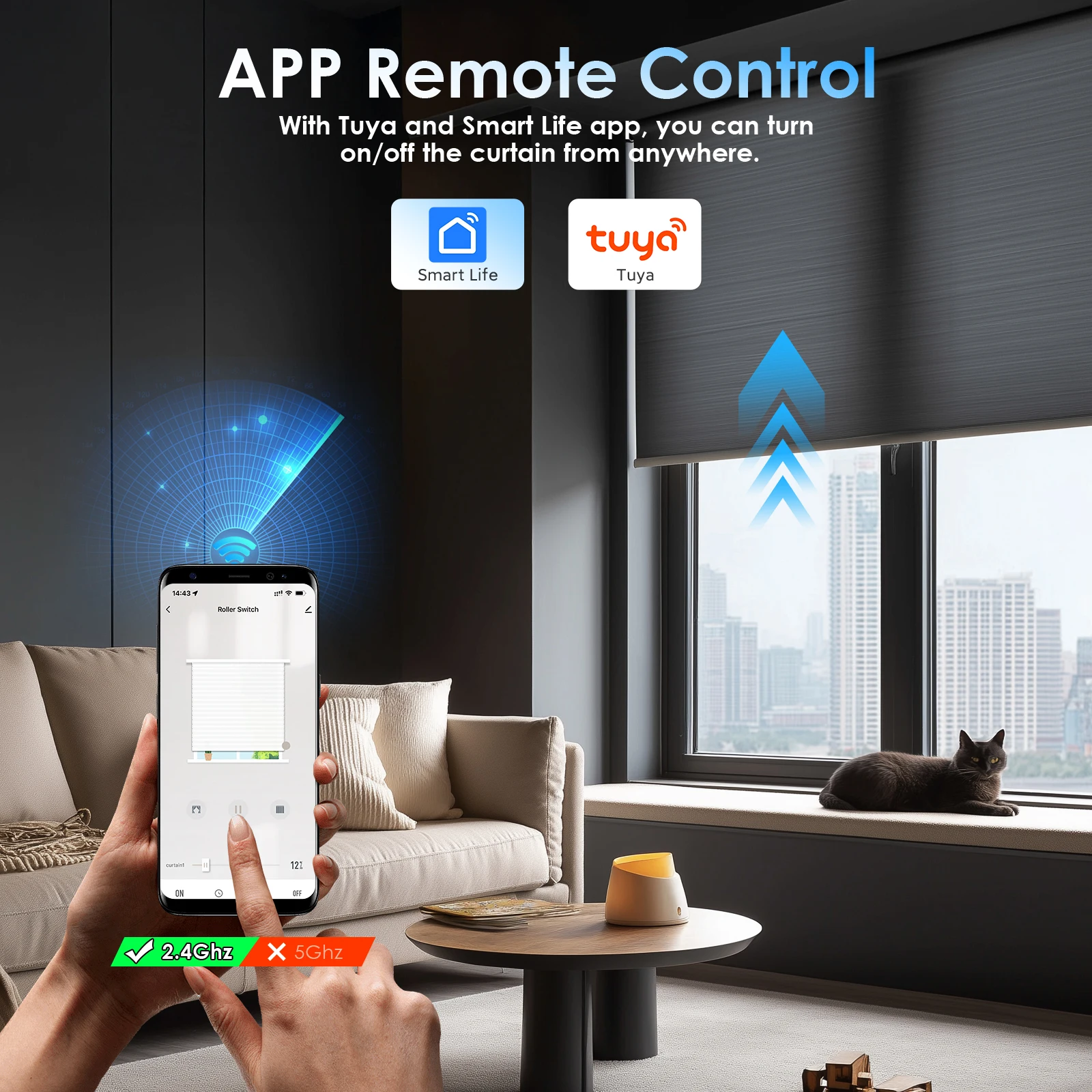 Interruptor de persiana Zigbee inteligente serie BSEED E para persianas eléctricas motorizadas persiana enrollable Tuya Google Home Alexa Control de voz - imagen 4