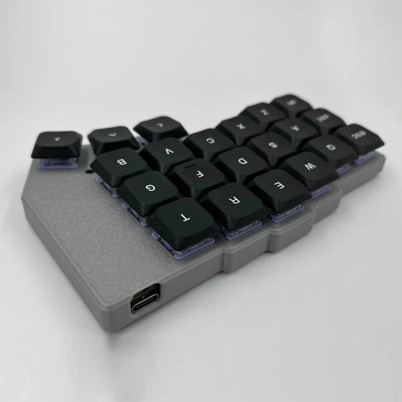 Teclado Bluetooth Corne Split sin interruptor Gateron Rgb perfil bajo intercambio en caliente Teclado mecánico dividido mano izquierda derecha Nrf52840 - imagen 3