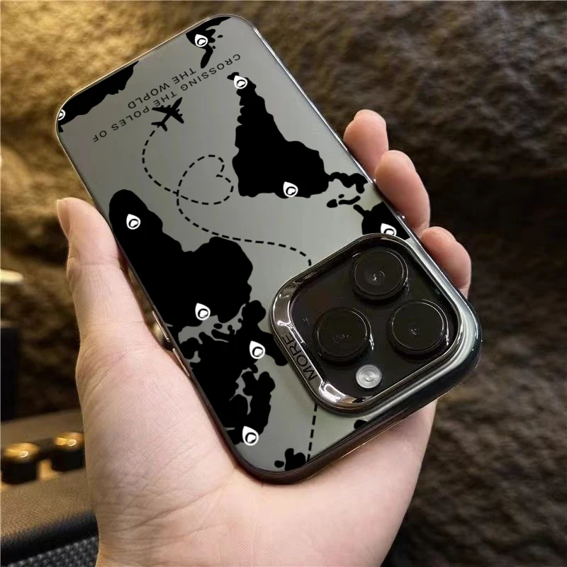 Funda básica de TPU con diseño de marcado de ruta de avión negra para Xiaomi Redmi 15C 13 12 14C 13C Redmi Note 14 Pro Plus 5G 12S 11 10 - imagen 5