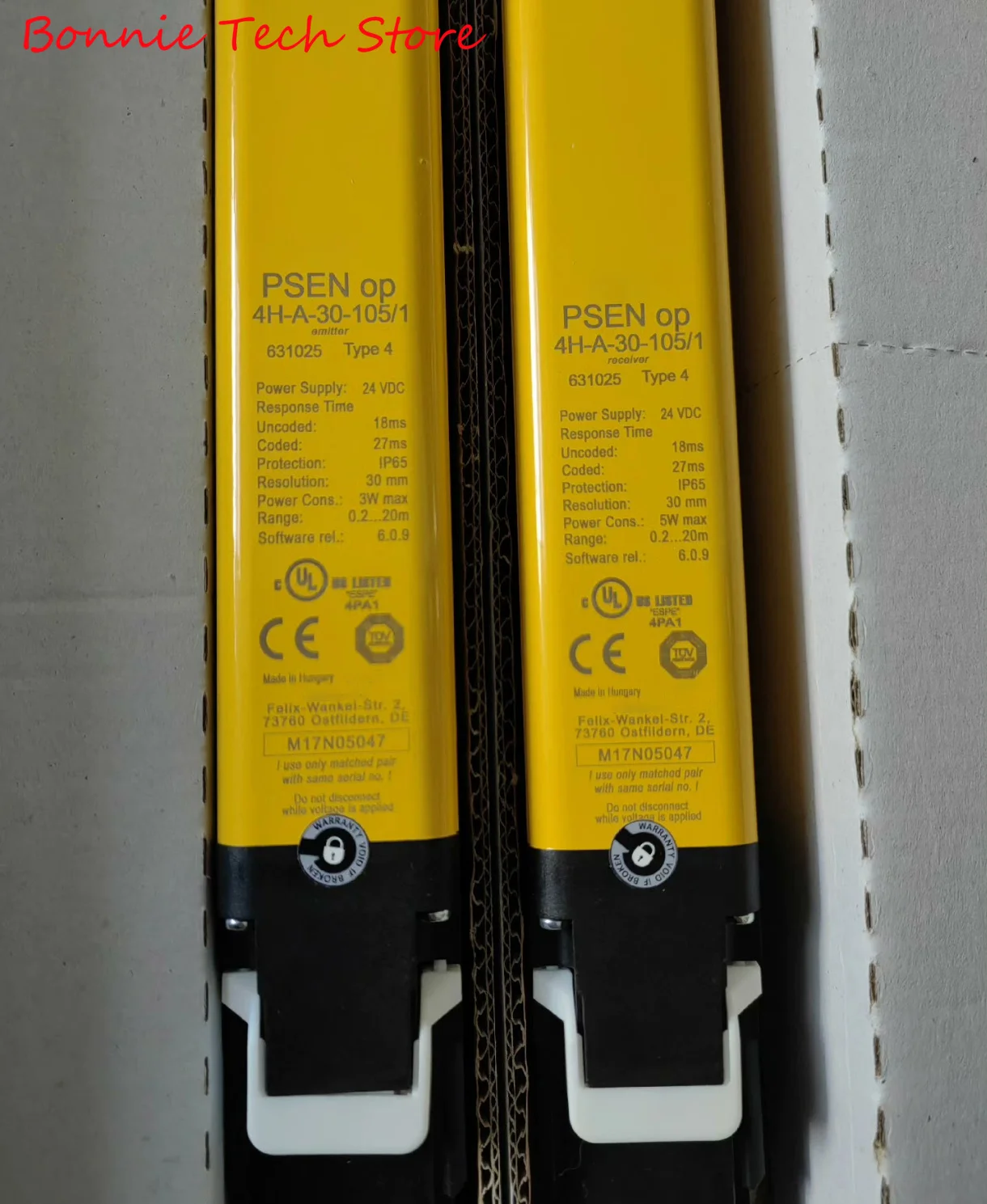 631025 para protector de luz de seguridad PILZ, PSEN op4H-A-30-105/1 - imagen 3