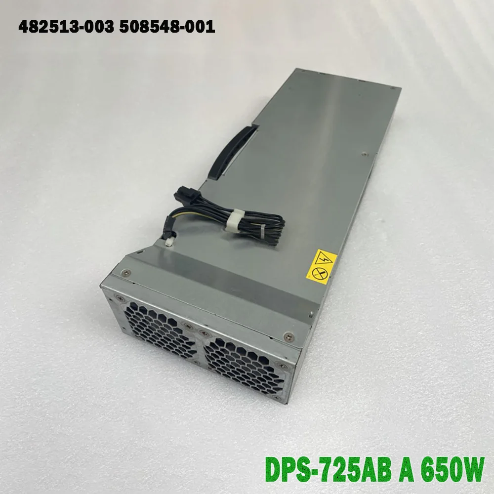 Fuente de alimentación totalmente probada para HP Z600, DPS-725AB A 482513, 003, 508548-001, 650W