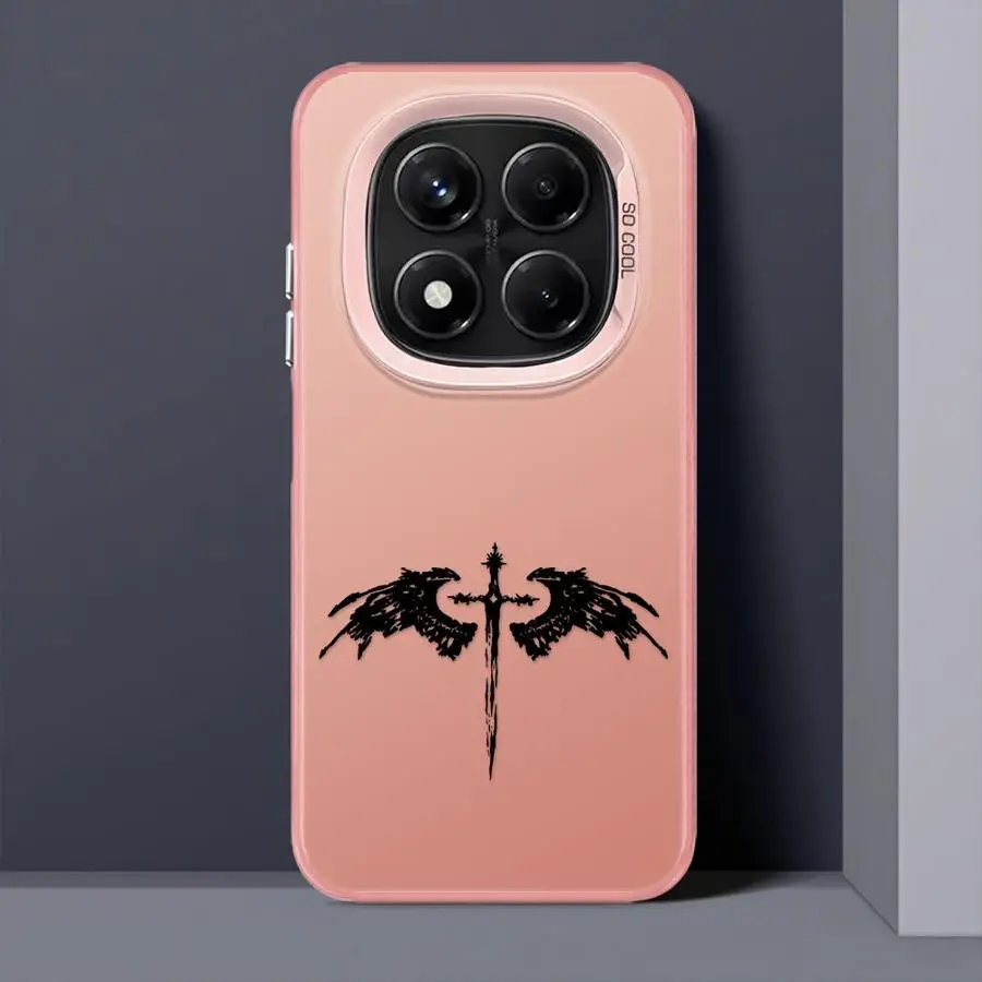 Funda trasera de teléfono con patrón de cruz para Xiaomi Redmi Note 14 Pro Plus 10s 11s 10Lite 12s 9s 13 12 11 - imagen 3