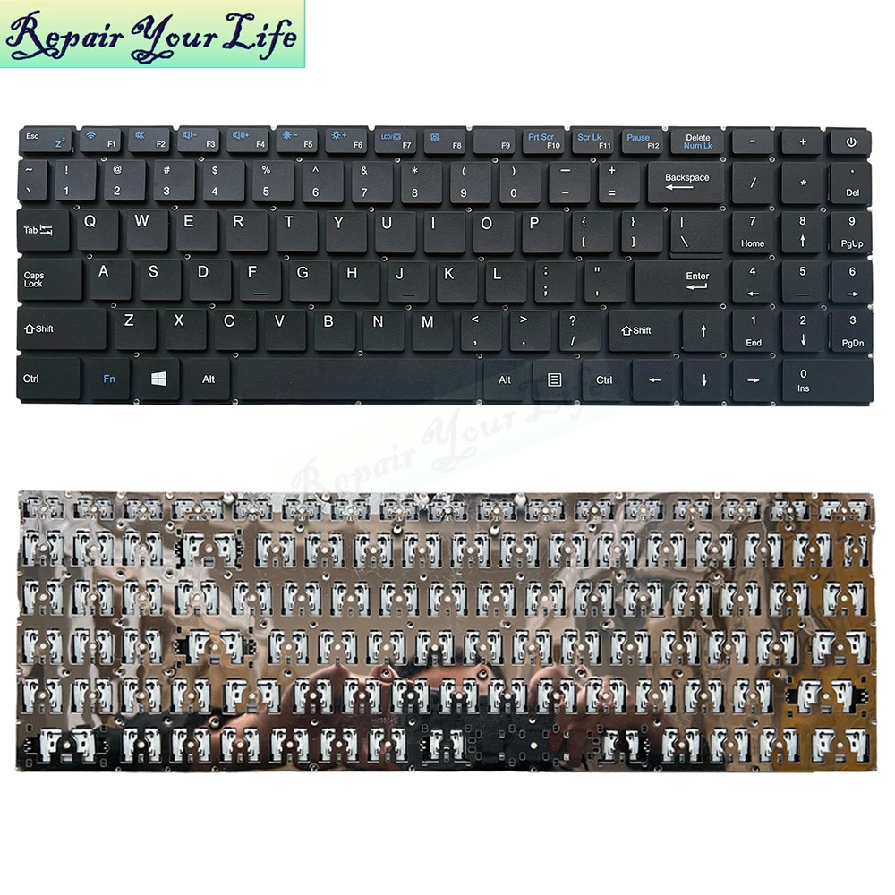 Teclado Inglés de EE. UU. para HaSee X5 A9 HW15S01 HW15S02 teclados de repuesto para portátil EE. UU. Estados Unidos sin retroiluminación Teclado - imagen 5