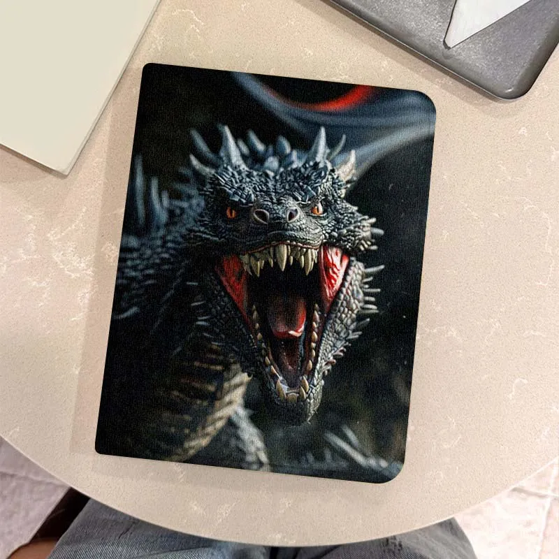 Dragón feroz dominante para Xiaomi Redmi Mi Pad 2 4 5 6 6s 7 8 11 12,5 12,4 11,2 8,7 SE Pro Plus Max funda para tableta - imagen 3