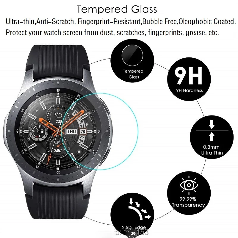Protector de pantalla de vidrio templado para reloj inteligente Garmin Fenix 6 6S 6x Fenix6 Fenix 6x 6Pro Sapphire Solar, accesorios de película - imagen 5