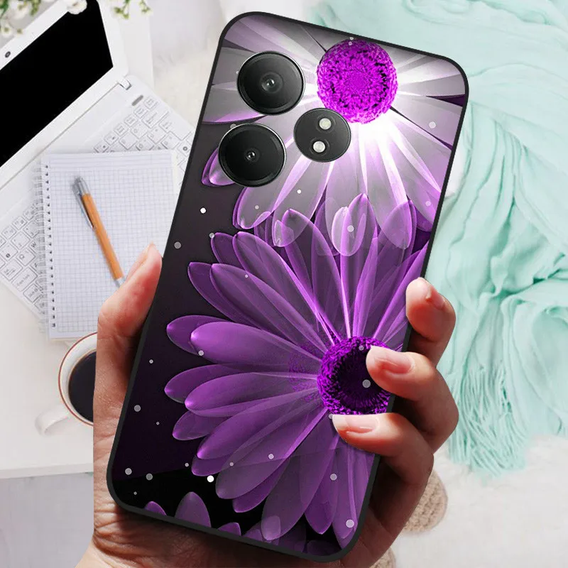 Para Realme GT 6T funda negra León Lobo fundas traseras suaves de silicona para Realme GT 6 6T funda de teléfono GT6T GT6 bolsa protectora - imagen 5