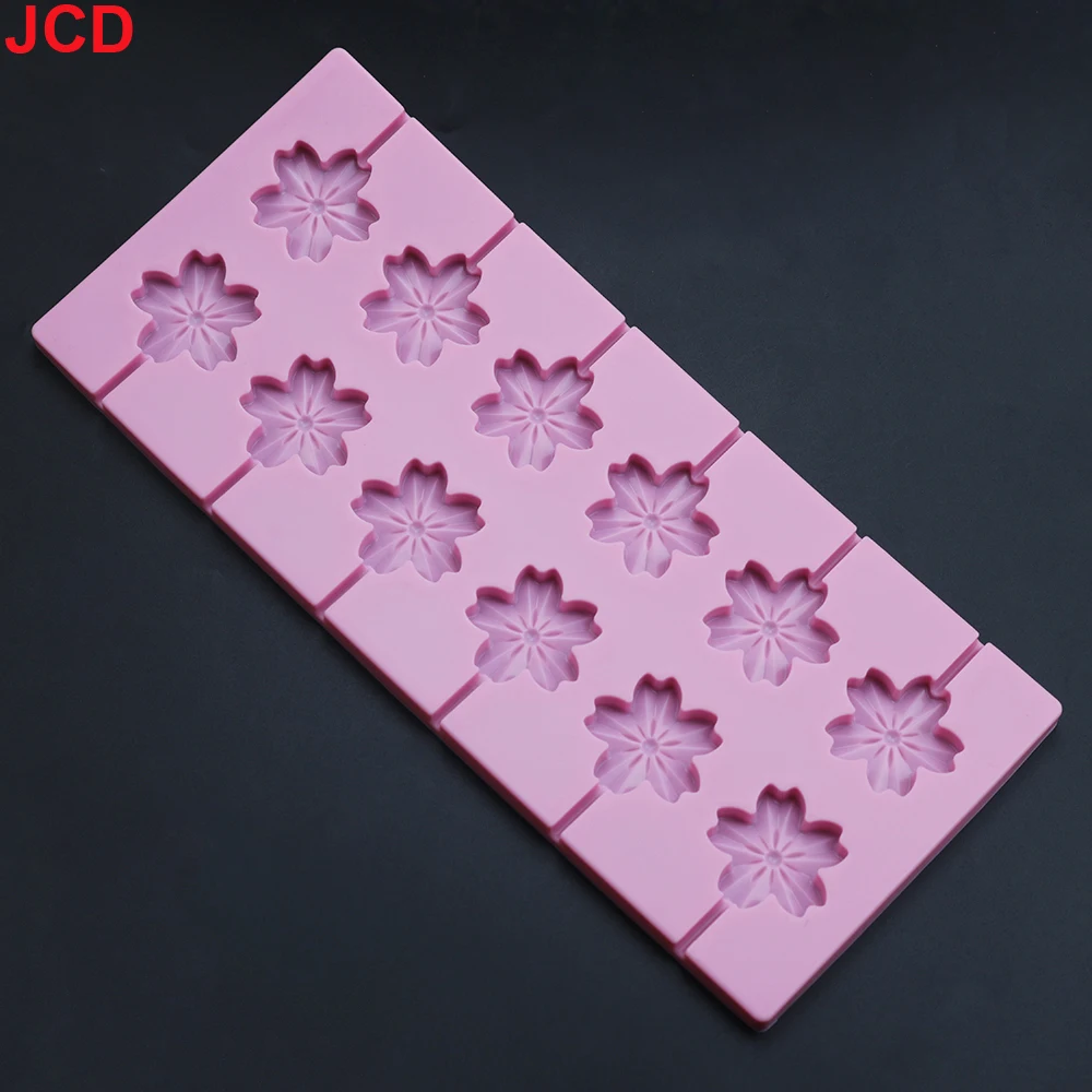 JCD-Moule à Sucettes en Silicone, 12 LatejSilicone, Outil de Cuisson de Bonbons au Chocolat, Décoration de Gâteau, Dessert, Bâton de Fromage Doux, 1 Pièce - imagen 4
