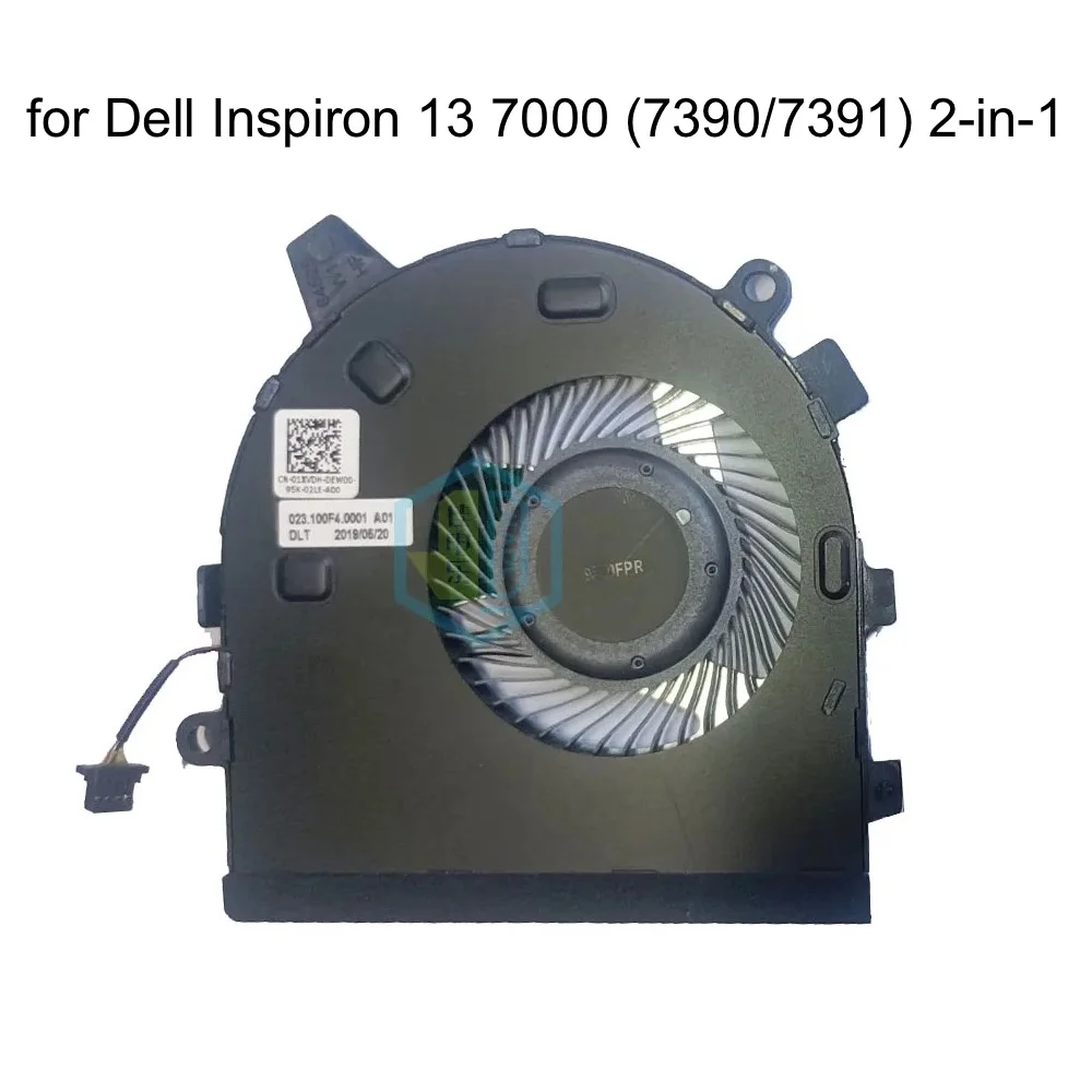 Ventilador de refrigeración de CPU para ordenador portátil Dell Inspiron 13 7000 7390 7391 2 en 1 P113G001 023.100GI.0011 enfriador de PC 01XVDH 0HYPYN HYPYN 1XVDH