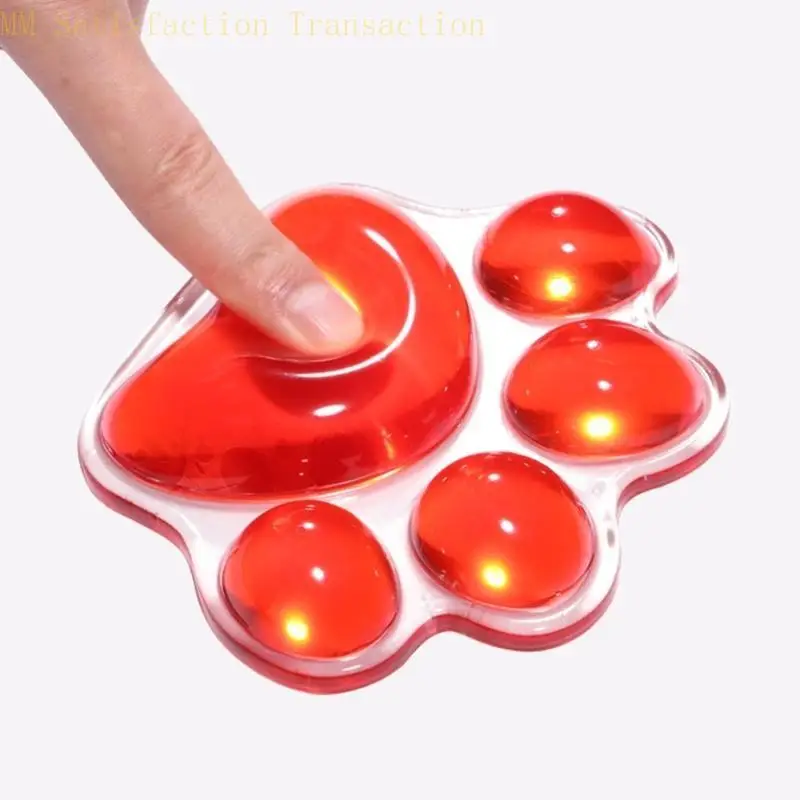 Axyb Padera gel ergonómica ratón ratón transparente para alivio mano y dolores en computadoras portátiles y - imagen 2