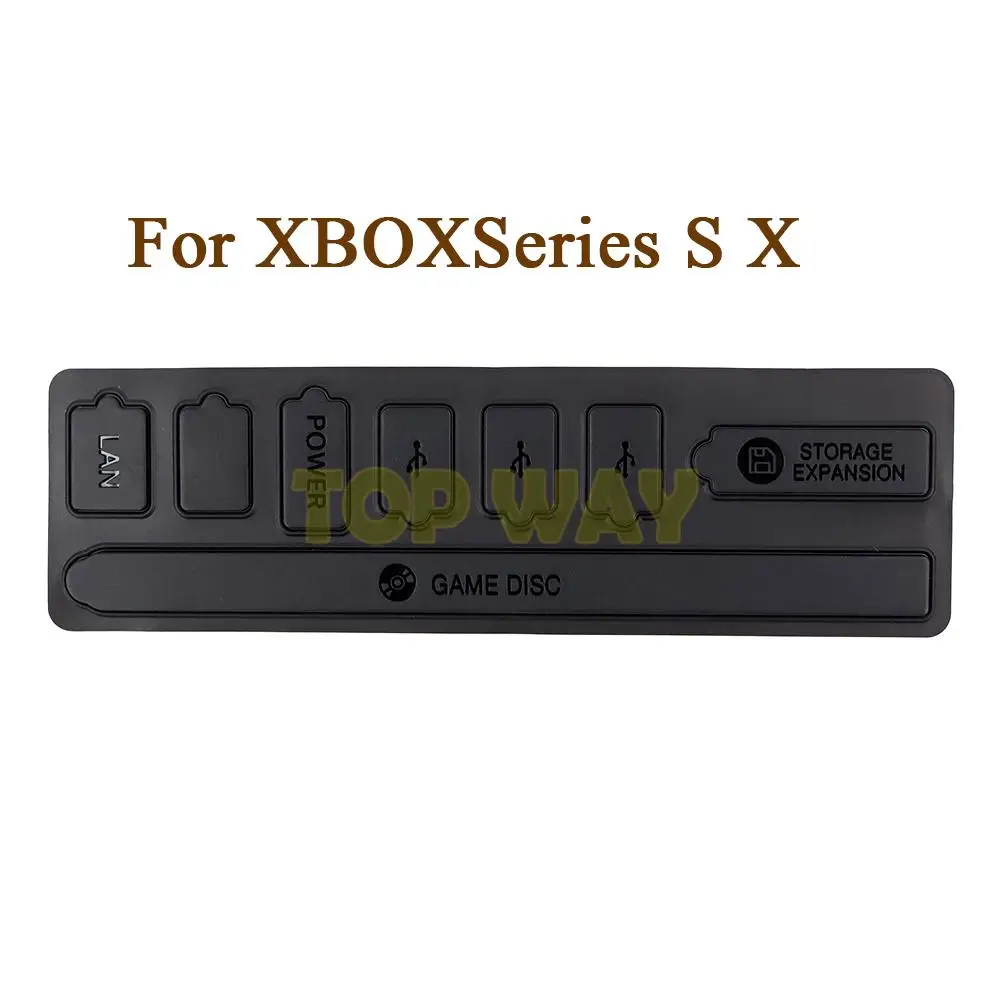 Juego de tapones antipolvo para XboxSeries S, Kit de tapón de filtro de malla a prueba, tapones de silicona para accesorios Xbox Series X, 1 Juego
