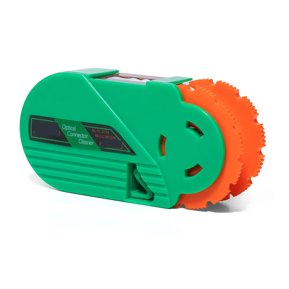 Limpiador de fibra óptica, 2 uds., cinta de casete para conector, extremo facial, más de 500 veces, tiempo de vida útil, envío gratis, caja de limpieza ELINK, depurador - imagen 3