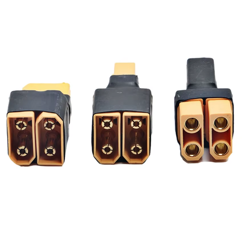 Adaptador XT90 1 hembra a 2 macho paralelo/serie, conector convertidor de batería Lipo para piezas de avión de coche RC 2020 - imagen 5