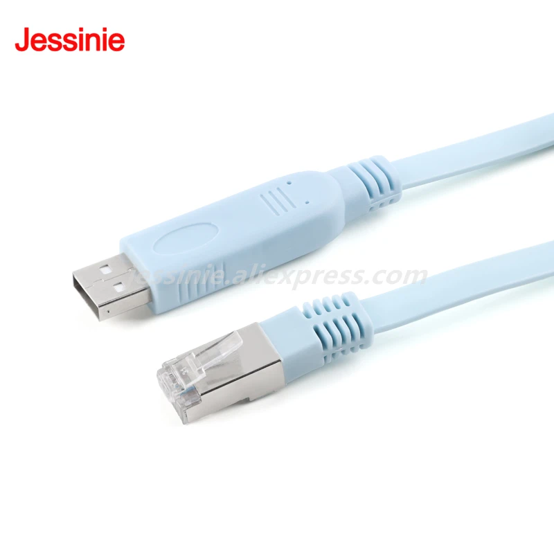 Cable USB a CONSOLE, Cable de depuración, Control RS232 a RJ45, línea serie USB2.0 para interruptor de enrutamiento H3C PL2303 CH340 - imagen 2