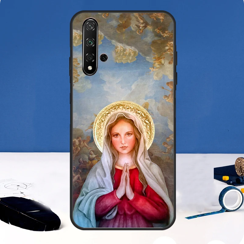Funda religiosa María y Jesús para Huawei Nova 12i 7i 8i 11i 12s 11 9 10 SE Y60 Y61 Y70 Y72 Y73 Y90 Y91 P30 P40 Lite - imagen 2
