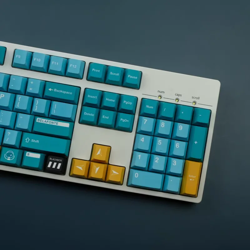 Teclas GMK Belafonte, 140 teclas, Material PBT, perfil de cereza, DYE-SUB para teclado mecánico MX Switch 61/64/68/75/84/87/98/104 - imagen 5