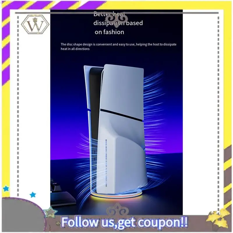 Nuevo soporte Vertical para disco de consola PS5 Slim y soporte de edición Digital Base RGB para Playstation 5 Slim - imagen 5