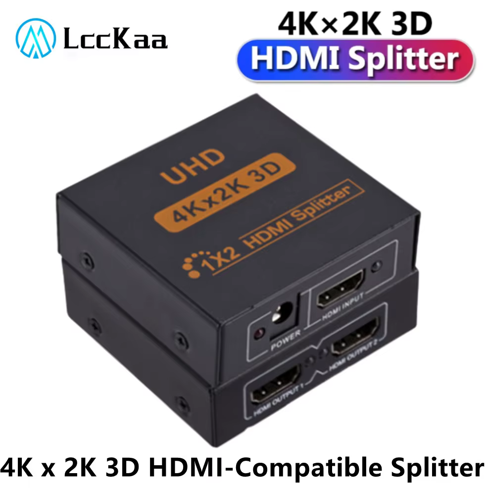 Divisor HDMI 1 a 2 Puertos – 4K para PS4, Xbox, PC - imagen 2