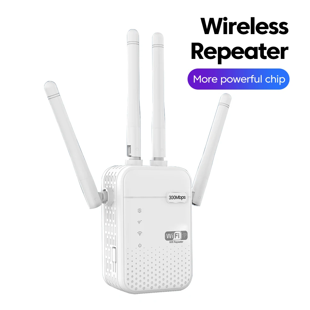 Repetidor WiFi inalámbrico de 300Mbps 802.11N amplificador extensor WiFi inalámbrico de largo alcance enrutador de señal 2,4G amplificador WIFI de doble banda - imagen 5