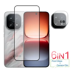 Cubierta completa de vidrio templado para ViVo iQOO 15, Protector de pantalla de cristal ViVo iQOO 15, película protectora para lente de cámara de teléfono en iQOO 15