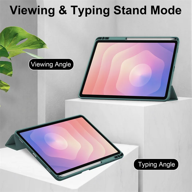 Para Samsung Galaxy Tab S11 Funda con portalápices acrílico transparente Funda magnética inteligente para Coque Galaxy Tab S11 Funda Funda de 11 pulgadas - imagen 4