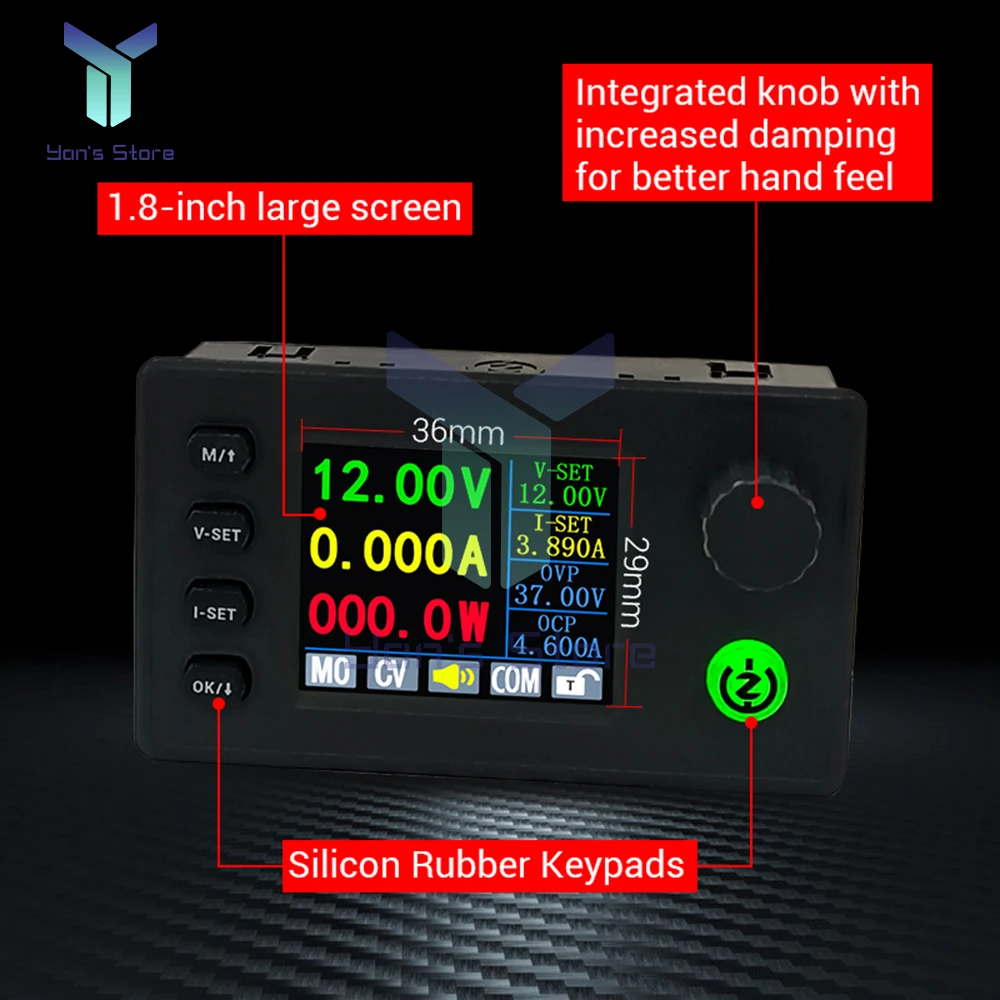 SK40C CNC Impulsar Step-Down fuente de Alimentación Ajustable Voltaje Y Voltaje Constante Corriente Constante Módulo de Carga 6-36V - imagen 4