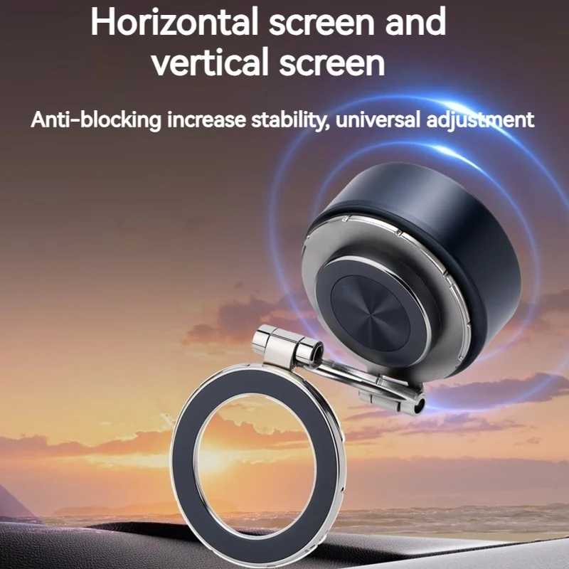 Soporte magnético de vacío eléctrico para teléfono de coche, ventosa de rotación de 360, Mirro, ducha de gimnasio para Iphone 16, 15, 14, 13, 12, 11 Pro Max, Samsung - imagen 4