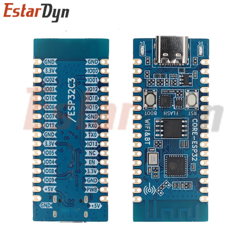 Placa de desarrollo ESP32 C3, placa central ESP32 C3, antena 2,4G integrada, 32 pines IDF, WiFi + Bluetooth, CH343P para Arduino Microprython - imagen 5