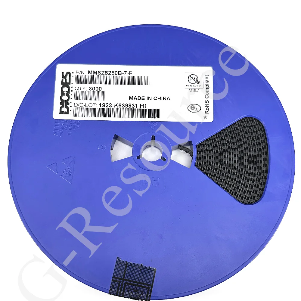 (100 uds) MMSZ5250B-7-F (marcado J5) SOD-123 20V 500mW diodo regulador de voltaje - imagen 2