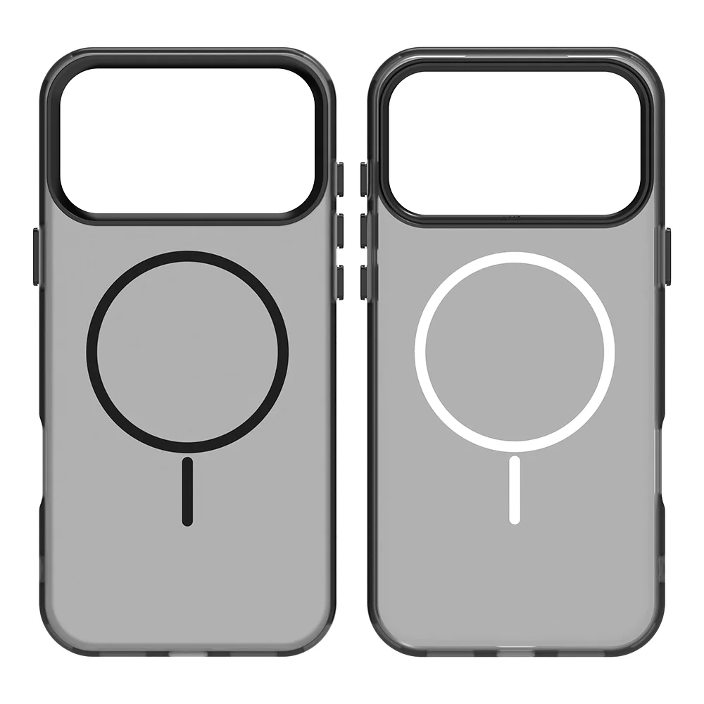 Funda de teléfono magnética translúcida de lujo para iPhone 17 Pro Max 16 15 14 13 12 11 Pro Max 16 Plus protección parachoques a prueba de golpes - imagen 3
