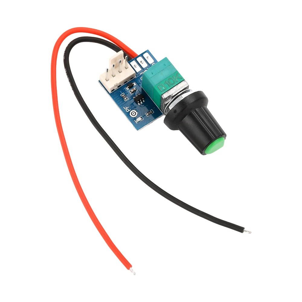     Regulador de ventilador DC5-12V, controlador de velocidad PWM con interruptor de perilla, silencioso de baja potencia de 4 pines para ventiladores de caja de computadora - imagen 3