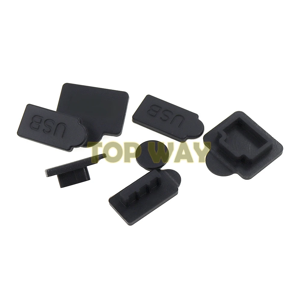 50 juegos de accesorios para consola PS5, juego de tapones antipolvo de silicona, interfaz Compatible con USB y HDMI, cubierta antipolvo, enchufe a prueba de polvo - imagen 3