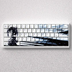 Teclas PBT Anime Rikka Takanashi – Sublimadas para Teclado Mecánico