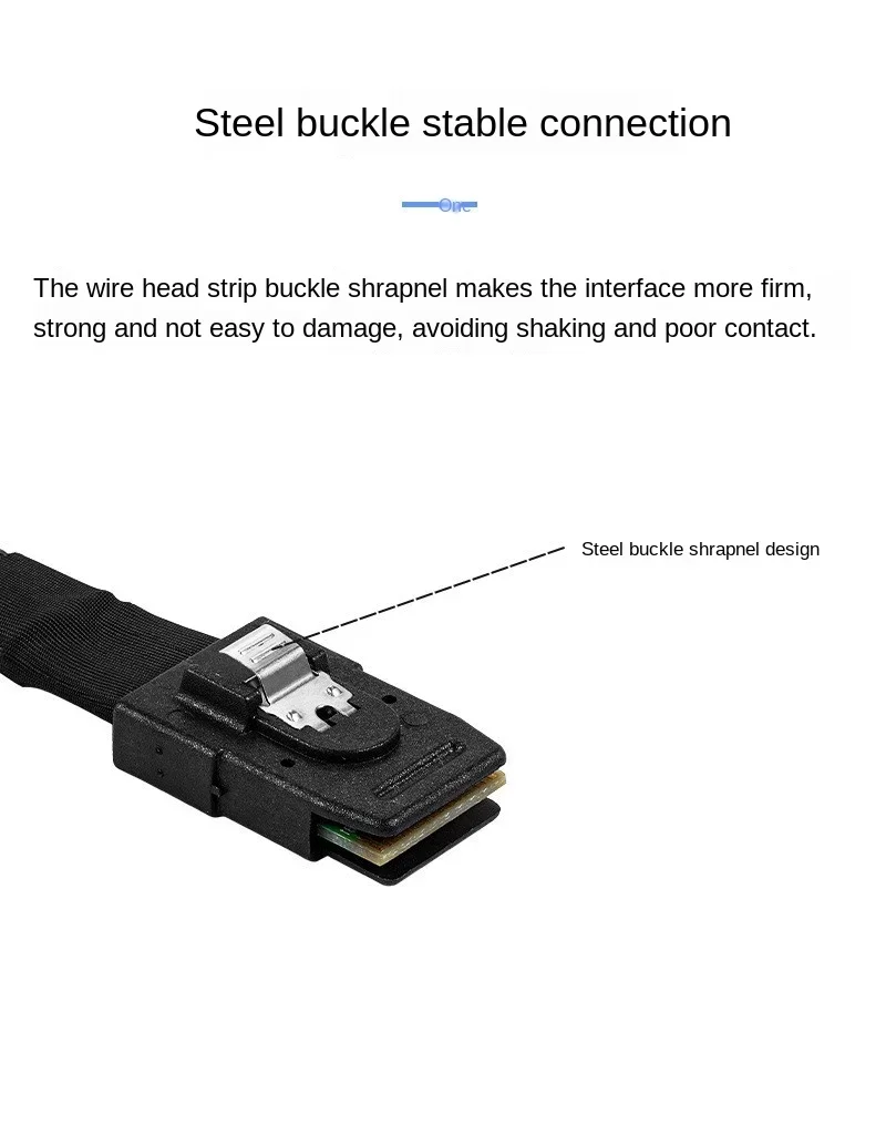 Cable interno Mini SAS 36P SFF 8087 a 4 SAS 29P SFF-8482 con Cable divisor de corriente SATA 15P accesorios de computadora 0,5 M 1M - imagen 4