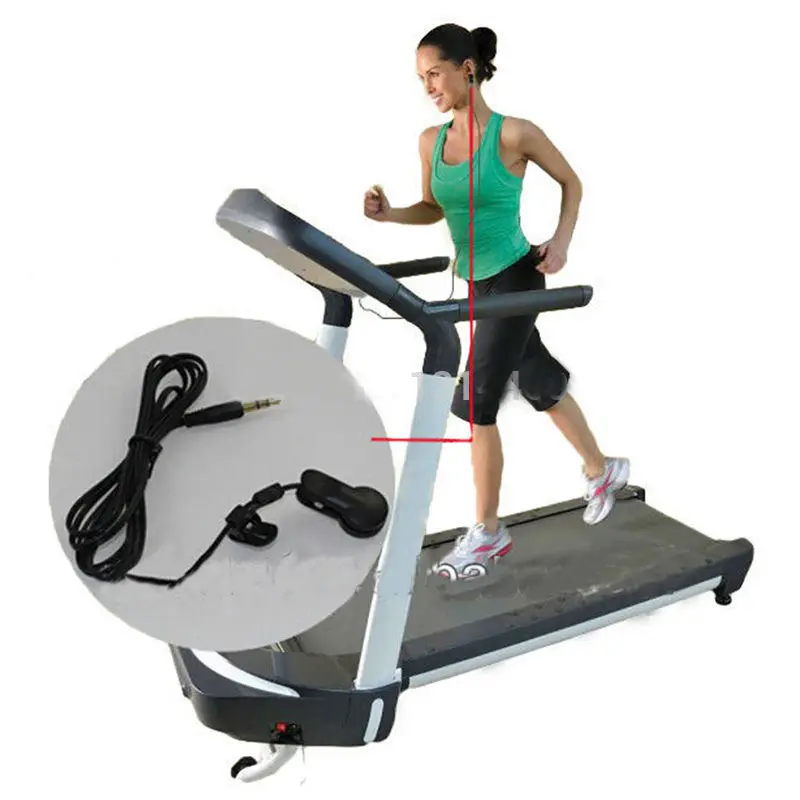 10 Uds. Sensor medidor de pulso de ritmo cardíaco con Clip para la oreja y el dedo, Monitor de Fitness, Sensor de ritmo cardíaco Cardio para cinta de correr, máquina deportiva - imagen 2