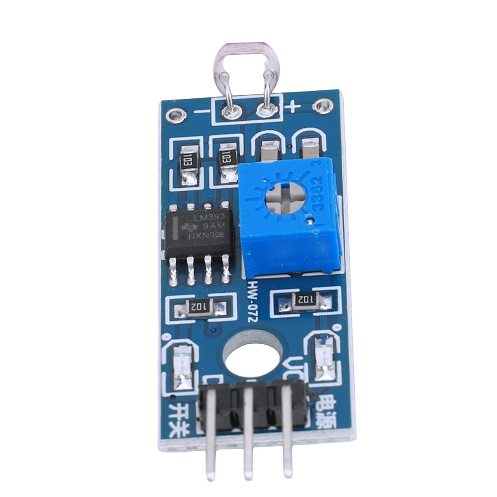 Módulo de sensor fotosensible digital LM393 con salida analógica digital Módulo de sensor de resistencia sensible óptica para automóvil inteligente - imagen 2