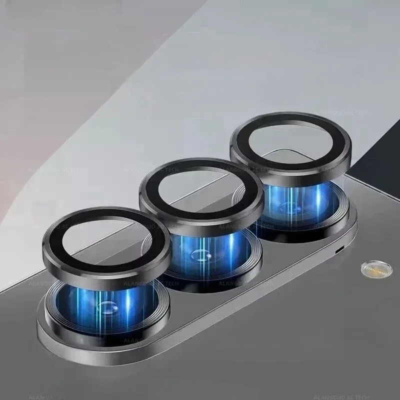Cubierta de protección de lente de cámara con anillo de Metal integrado HD para Samsung Galaxy Z Fold 7 6 5 4 película protectora de vidrio templado antiarañazos - imagen 4