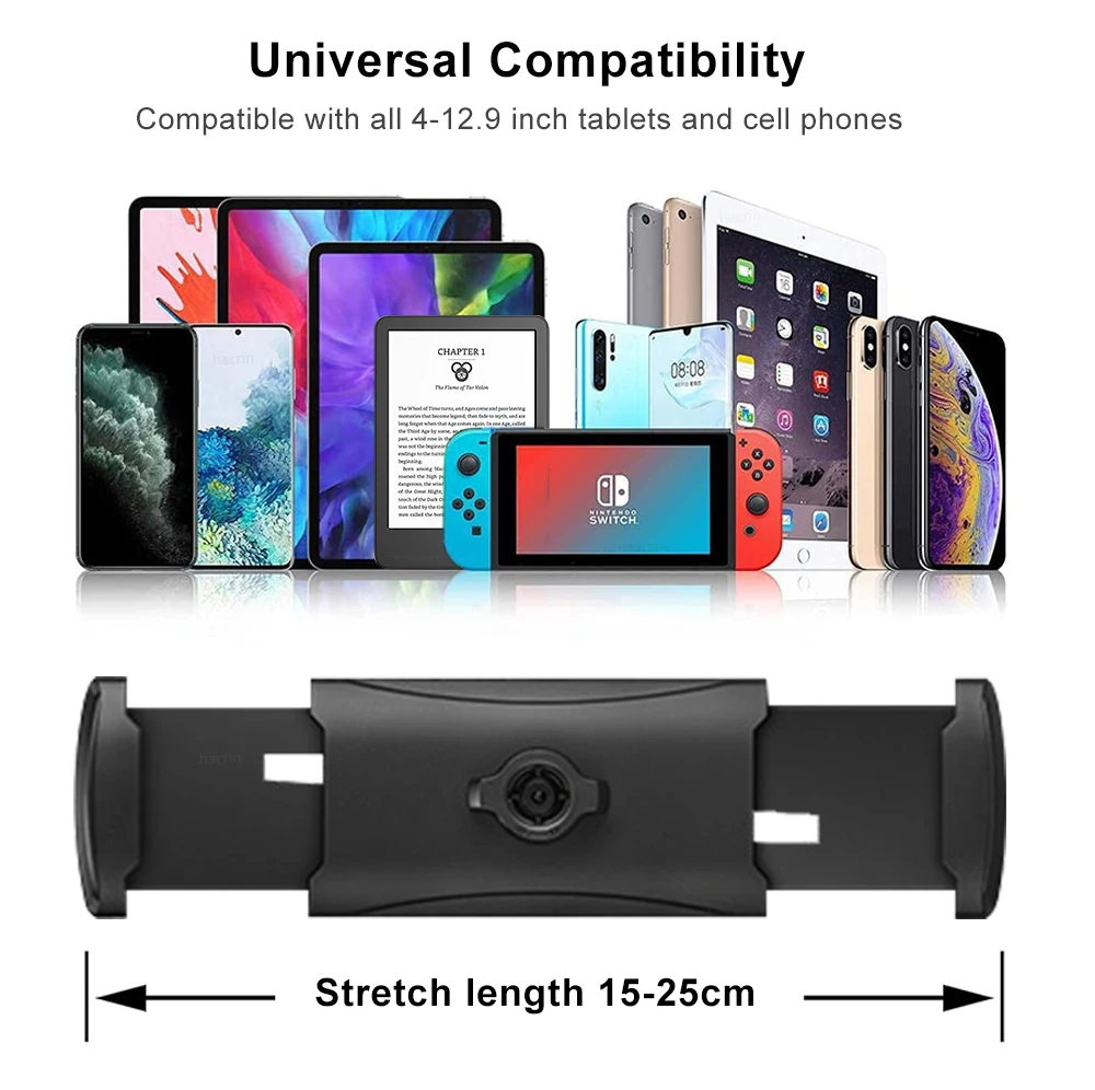 Soporte ajustable para tableta, escritorio, mesita de noche, giratorio, plegable, 3 secciones, brazos, soporte para tableta perezosa para teléfono de 4-12,9 pulgadas, iPad Kindle - imagen 3