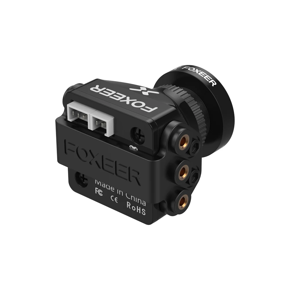Foxeer Razer Mini HD 5MP 2,1mm lente M12 1200TVL cámara FPV estándar NTSC PAL conmutable 4ms latencia 22*22mm para Dron FPV - imagen 5