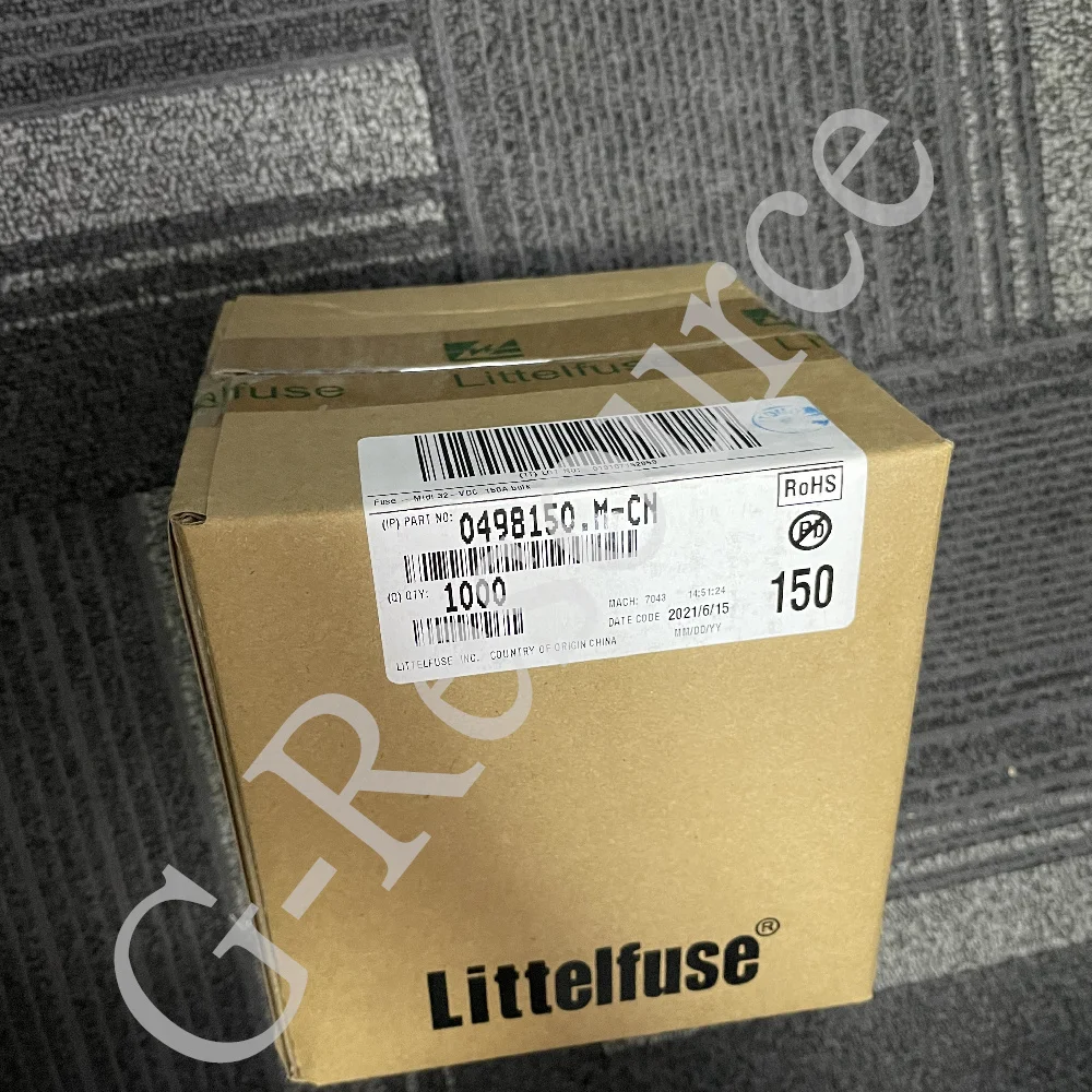 Fusible de coche tipo perno pequeño Litt importado 0498150.M MIDI 498 Series 150A 32V - imagen 3