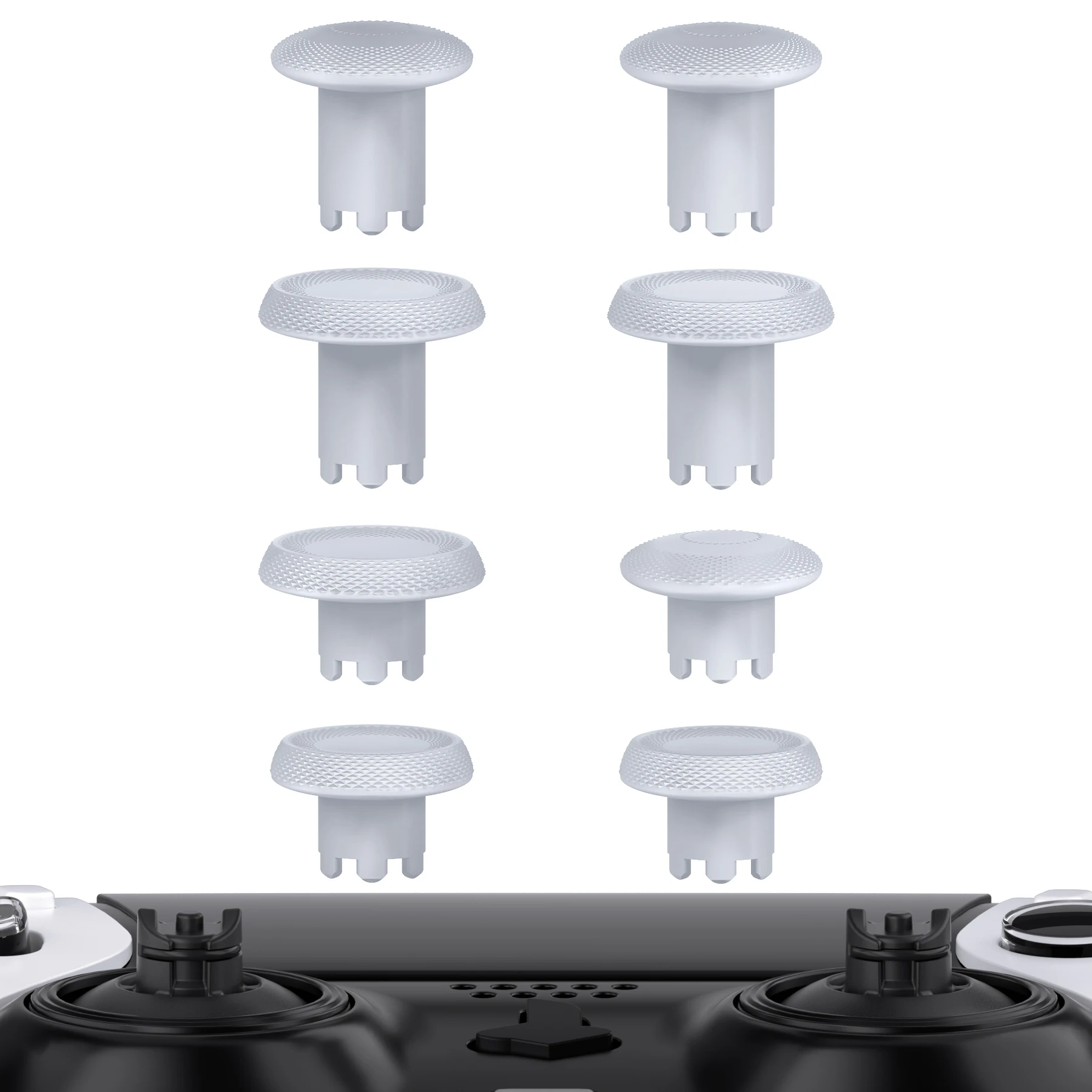 Thumbsticks intercambiables eXtremeRate ThumbsGear para controlador ps5 Edge - Blanco original
